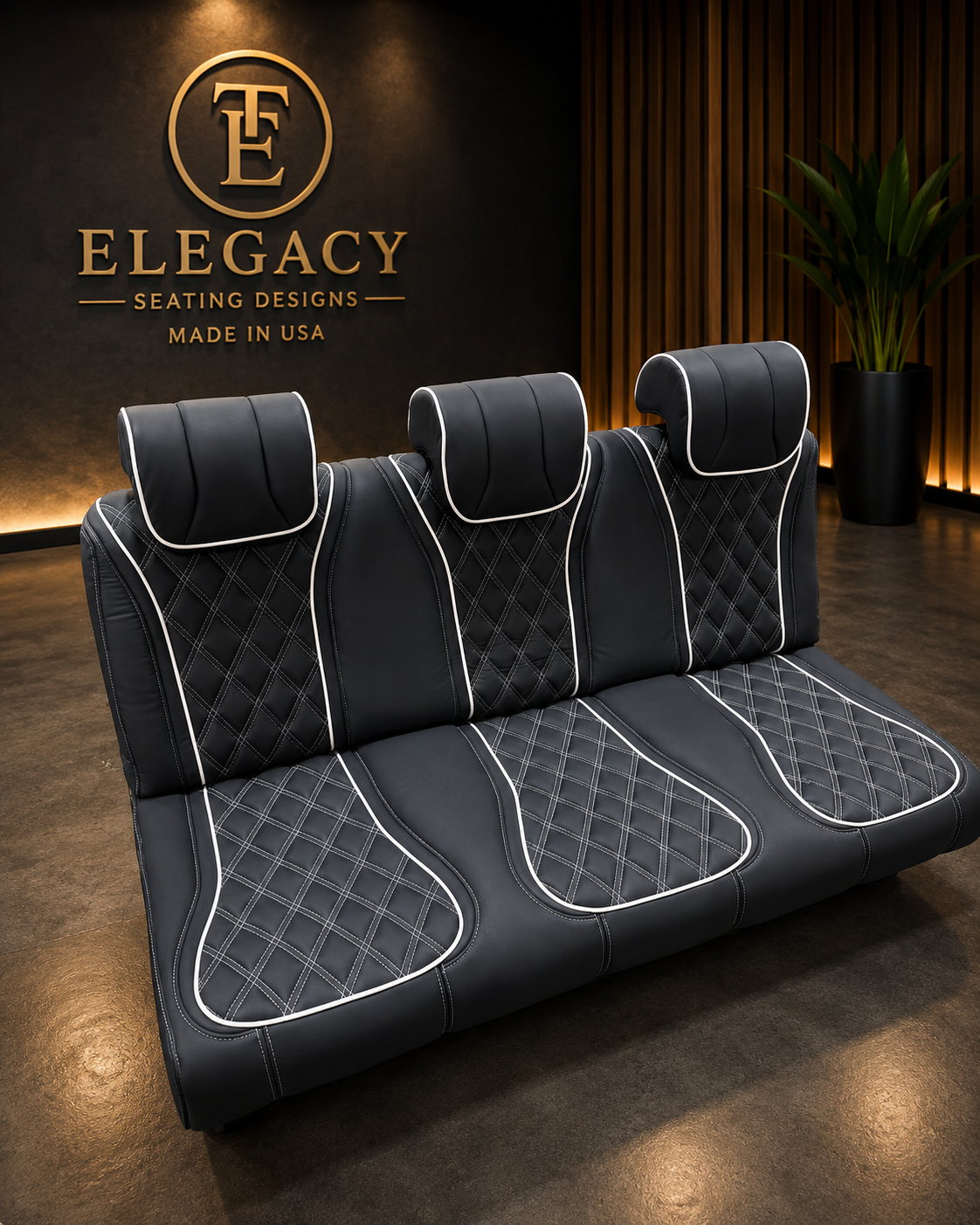 Three-Place Bench Sofa